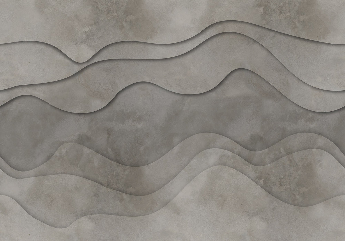 R18627 3D Wave Sand Pops Mural by Rebel Walls