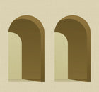 R18631 Arch Saffron Simplicity Mural by Rebel Walls