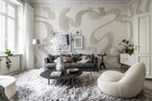 R18633 Waves Beige Simplicity Mural by Rebel Walls