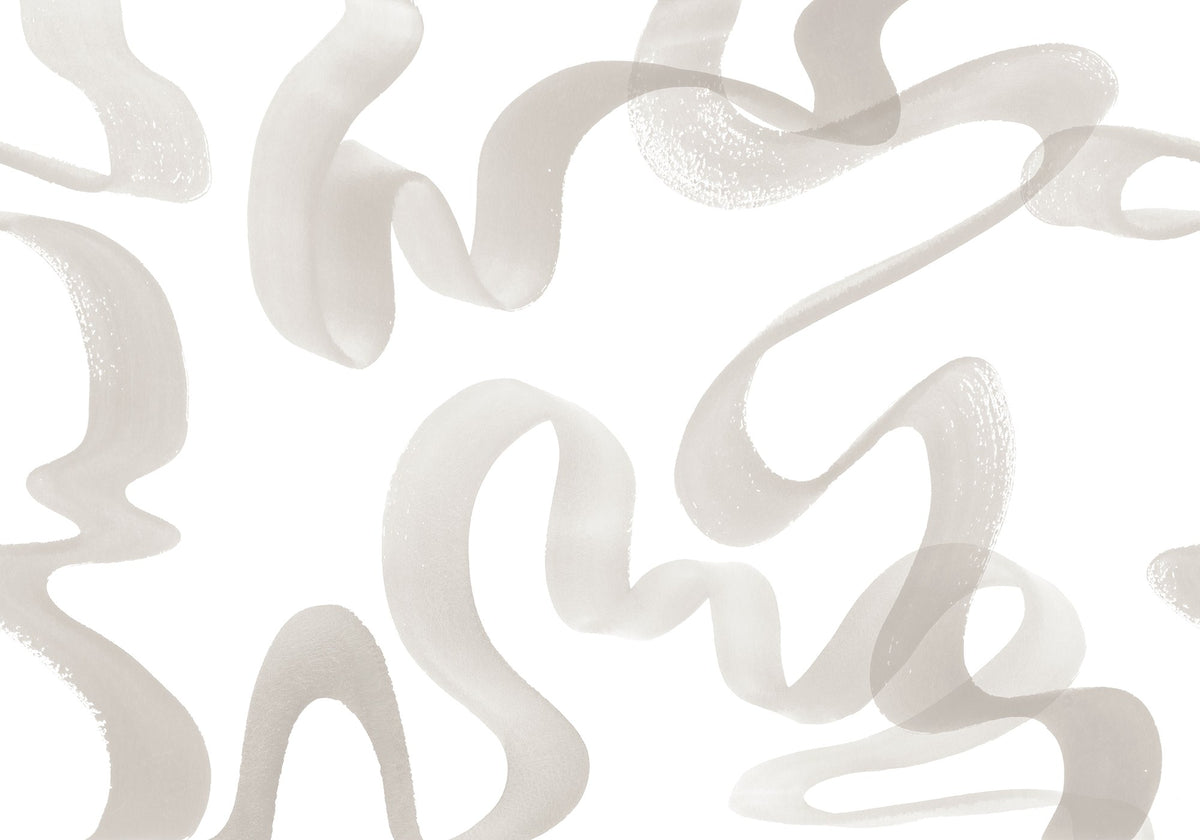 R18633 Waves Beige Simplicity Mural by Rebel Walls