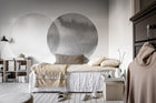 R18634 Eclipse Graphite Simplicity Mural by Rebel Walls