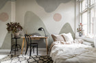 R18635 Terrain Green Simplicity Mural by Rebel Walls