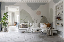 R18635 Terrain Green Simplicity Mural by Rebel Walls