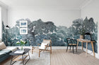 R18637 Bellewood Teal Simplicity Mural by Rebel Walls