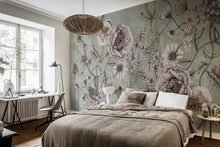 R18645 Spring Flower Green Meet a Rebel Mural by Rebel Walls