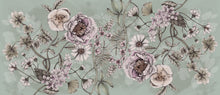 R18645 Spring Flower Green Meet a Rebel Mural by Rebel Walls