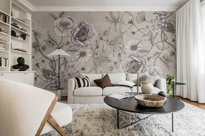 R18648 Spring Flower Sand Meet a Rebel Mural by Rebel Walls