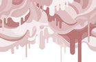 R18652 Dripping Ice Cream Pink Pops Mural by Rebel Walls
