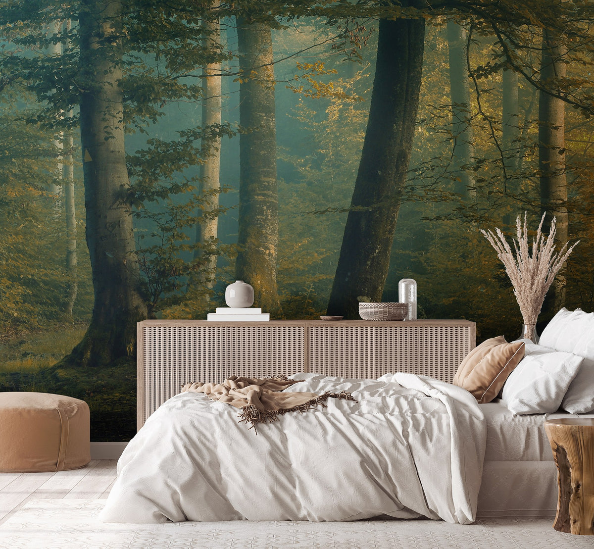 R19016 Beech Forest Pops Mural by Rebel Walls
