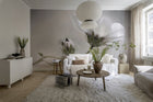 R19025 White Flower Pops Mural by Rebel Walls