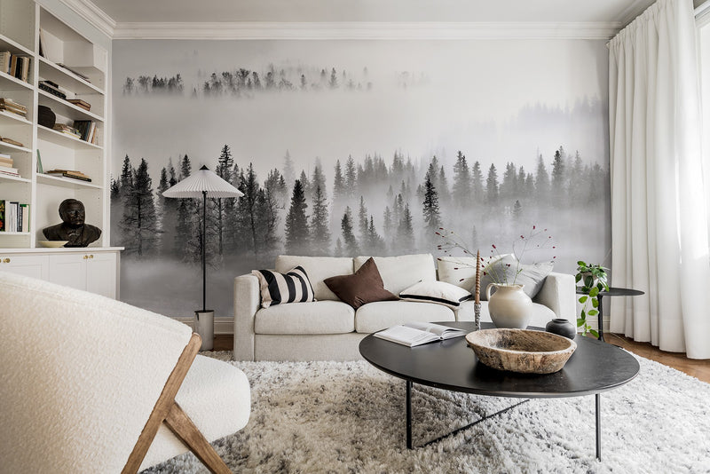 R19049 Calm Forest Pops Mural by Rebel Walls
