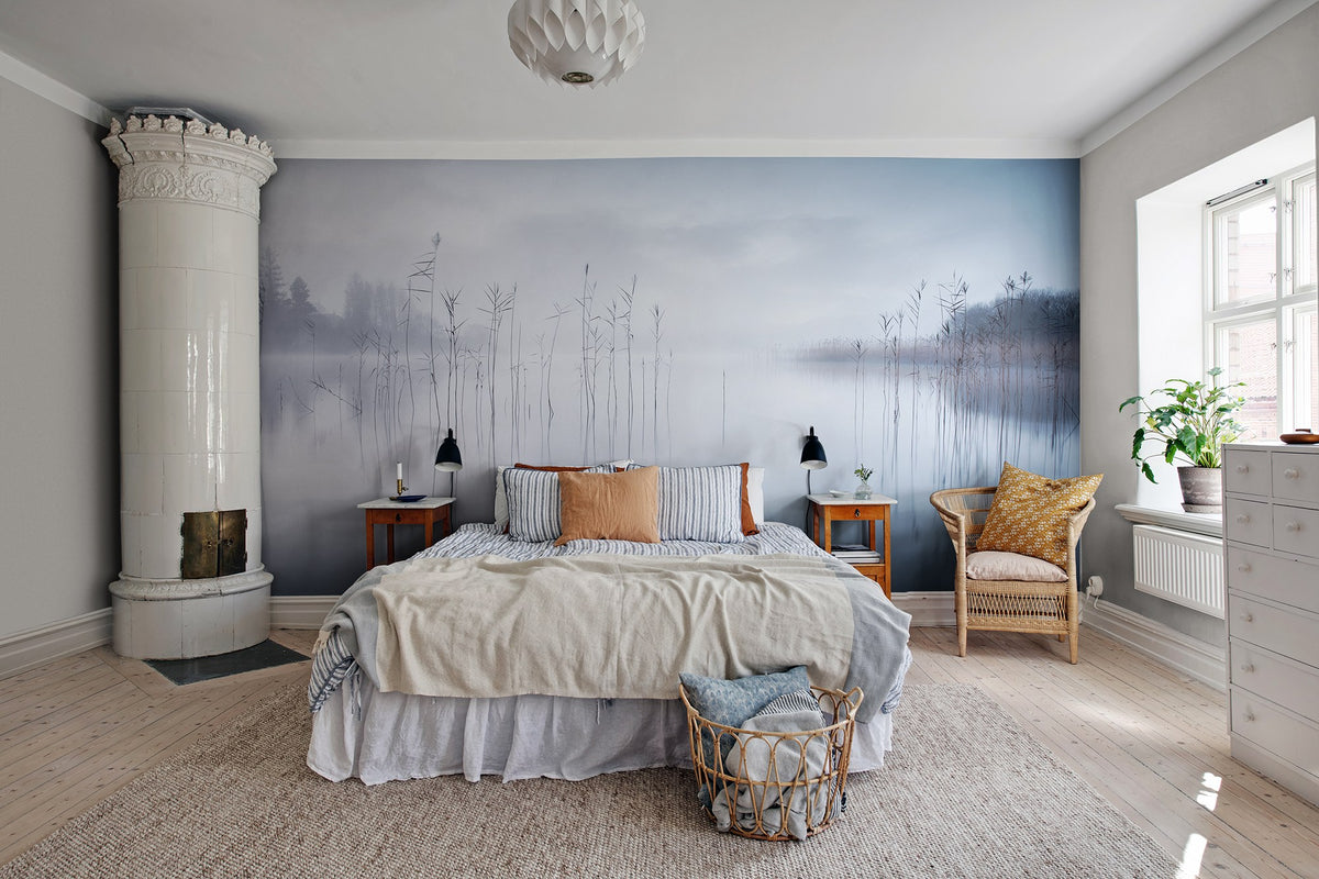 R19105 Calm Lake Pops Mural by Rebel Walls