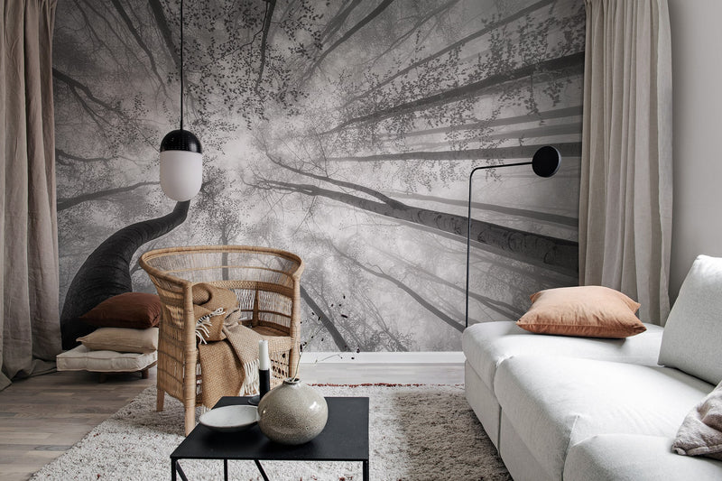 R19150 Tree Tops Pops Mural by Rebel Walls
