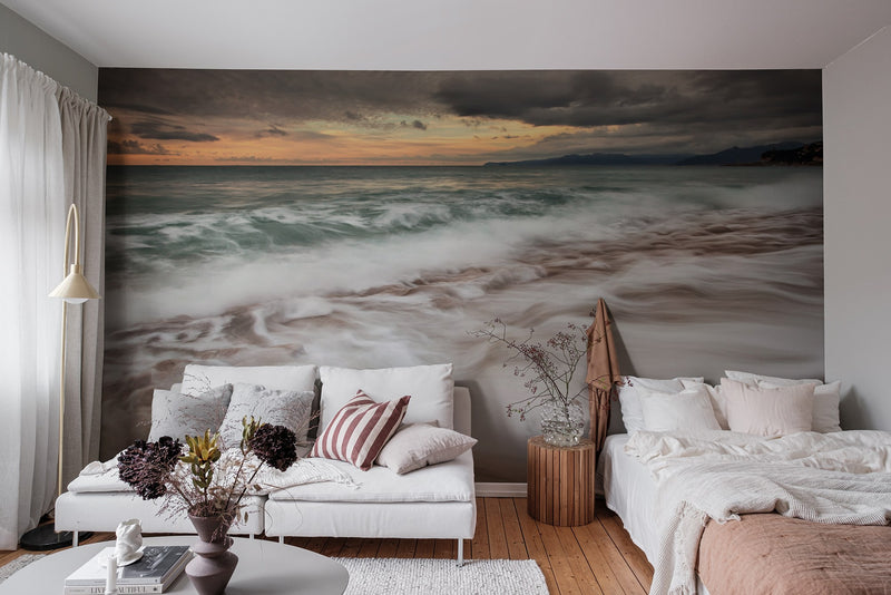 R19156 Dramatic Waves Pops Mural by Rebel Walls