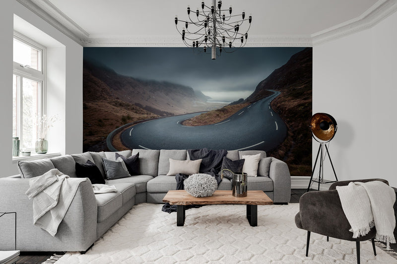 R19190 Switchback Pops Mural by Rebel Walls