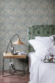 R19211 Year Of The Tiger Sand Vintage Brocade Wallpaper by Rebel Walls