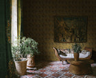 R19214 Year Of The Tiger Saffron Vintage Brocade Wallpaper by Rebel Walls