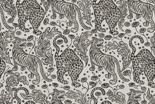 R19215 Year Of The Tiger Graphite Vintage Brocade Wallpaper by Rebel Walls