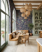 R19233 Song Tree Lush Vintage Brocade Mural by Rebel Walls