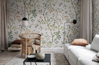 R19234 Song Tree Pearl Vintage Brocade Mural by Rebel Walls