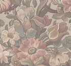 R19239 Vintage Flora Pastel Vintage Brocade Mural by Rebel Walls