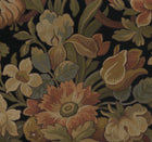 R19241 Vintage Flora Ebony Vintage Brocade Mural by Rebel Walls