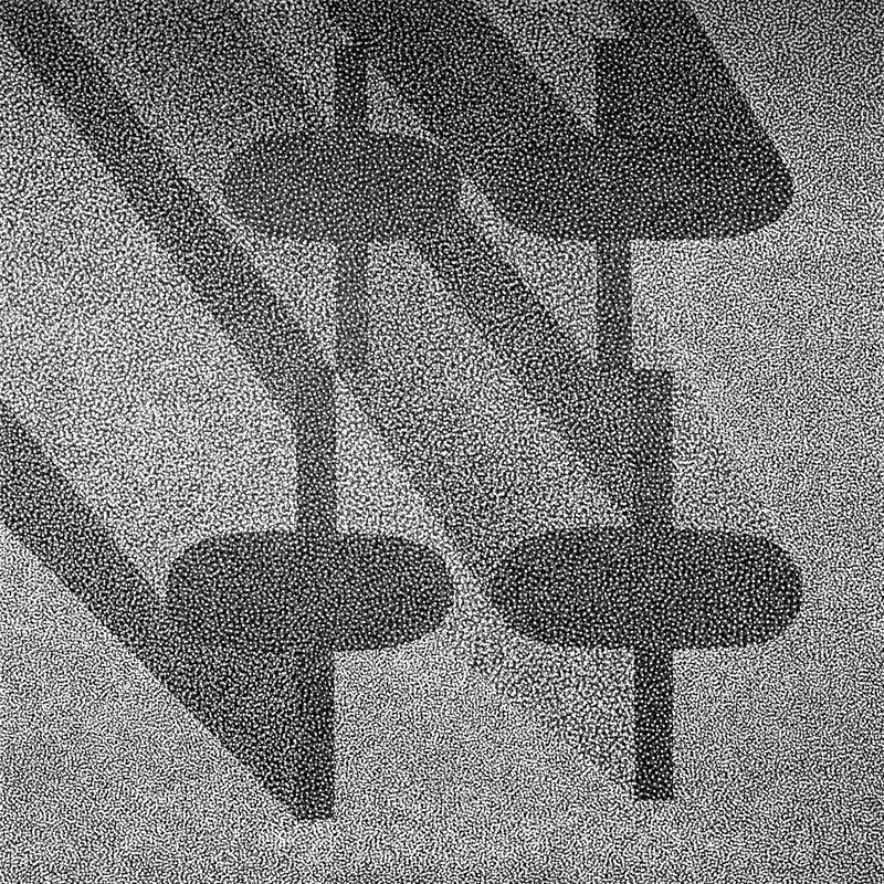 R19294 Birdseye Graphite Meet a Rebel Mural by Rebel Walls