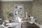 R19299 Gold Leaves Gold Imperfections Mural by Rebel Walls