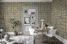 R19299 Gold Leaves Gold Imperfections Mural by Rebel Walls