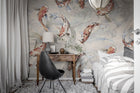 R19301 Koi Coral Imperfections Mural by Rebel Walls