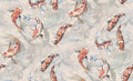 Koi Coral Imperfections Mural by Rebel Walls