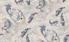 R19302 Koi Blue Imperfections Mural by Rebel Walls