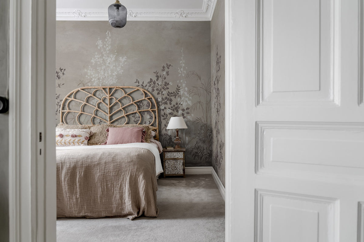 R19303 Chinoiserie Haze Sand Imperfections Mural by Rebel Walls