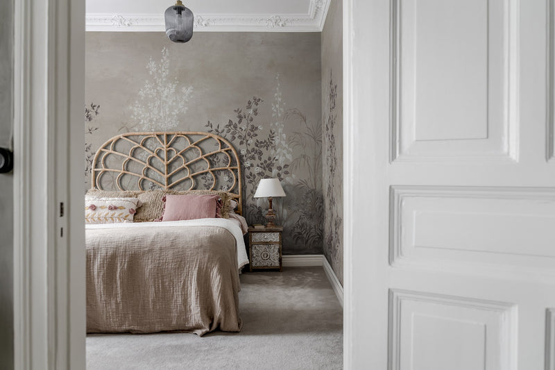 R19303 Chinoiserie Haze Sand Imperfections Mural by Rebel Walls
