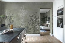 R19305 Chinoiserie Haze Green Imperfections Mural by Rebel Walls