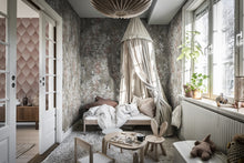 R19309 Wisteria Linen Imperfections Mural by Rebel Walls