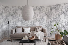 R19310 Rose Tiles Graphite Imperfections Mural by Rebel Walls