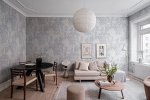 R19311 Rose Tiles Blue Imperfections Mural by Rebel Walls