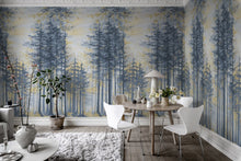 R19312 Daybreak Blue Imperfections Mural by Rebel Walls