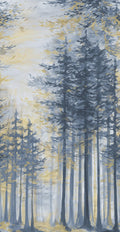 Daybreak Blue Imperfections Mural by Rebel Walls