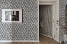 R19316 Ripple Graphite Imperfections Mural by Rebel Walls