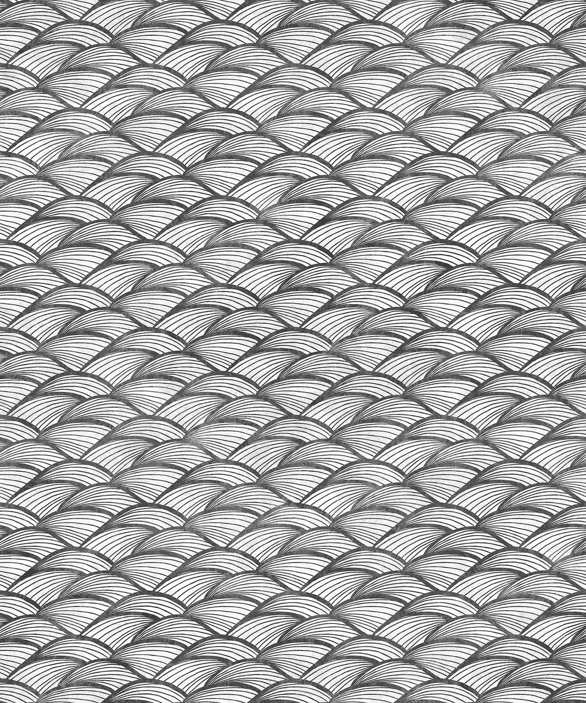 R19316 Ripple Graphite Imperfections Mural by Rebel Walls