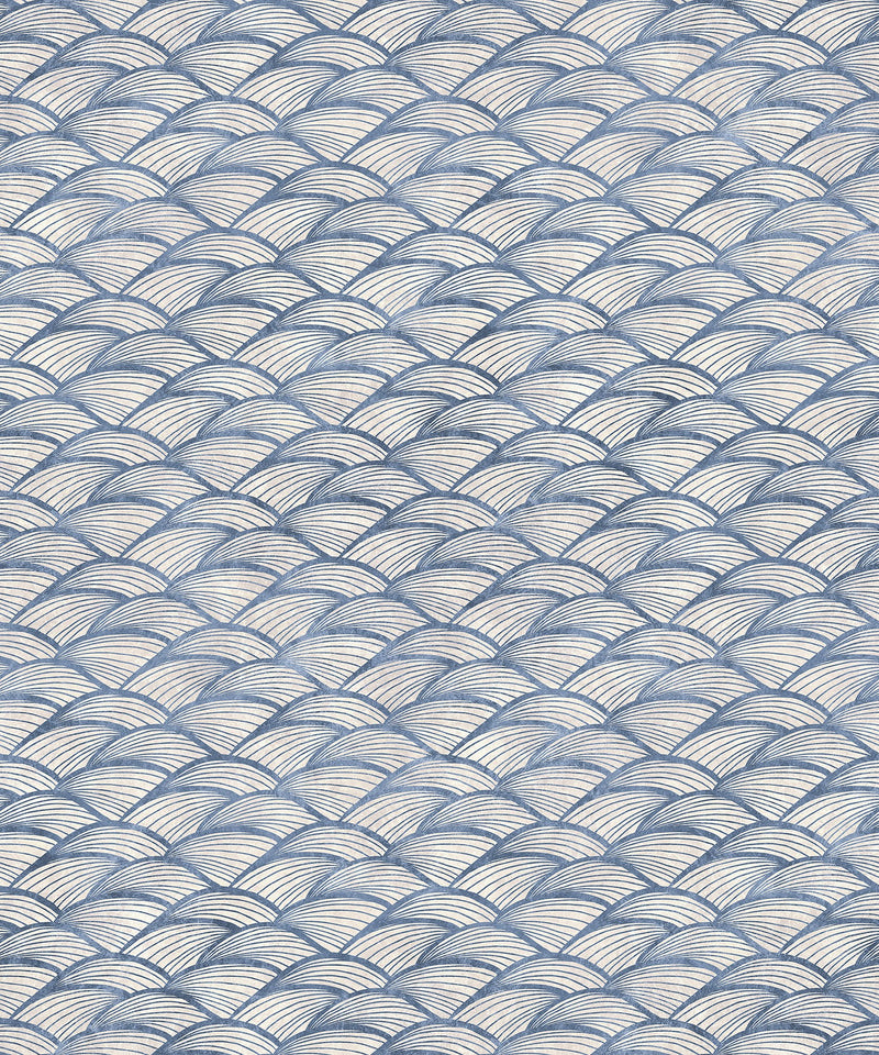 R19317 Ripple Blue Imperfections Mural by Rebel Walls