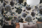 R19318 Violets Blue Imperfections Mural by Rebel Walls