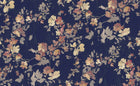 R19323 Blooming Garden Dark Blue Imperfections Mural by Rebel Walls