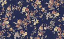 R19323 Blooming Garden Dark Blue Imperfections Mural by Rebel Walls