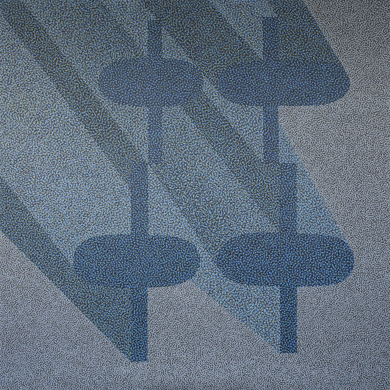 R19327 Birdseye Blue Meet a Rebel Mural by Rebel Walls