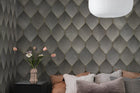 R19331 Osaka Tiles Gray Imperfections Mural by Rebel Walls