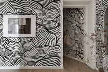 R19334 Soft Clouds Graphite Imperfections Mural by Rebel Walls