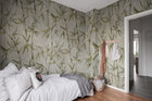 R19338 Bamboo Garden Green Imperfections Mural by Rebel Walls